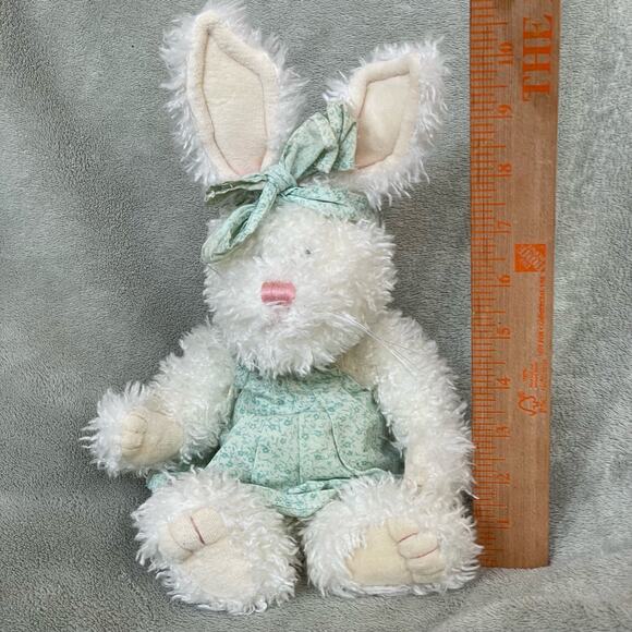 Boyds Bears Plush Juniper Bunnyhug White Rabbit TAGS #916501 Stuffed Animal Toy - Picture 15 of 16
